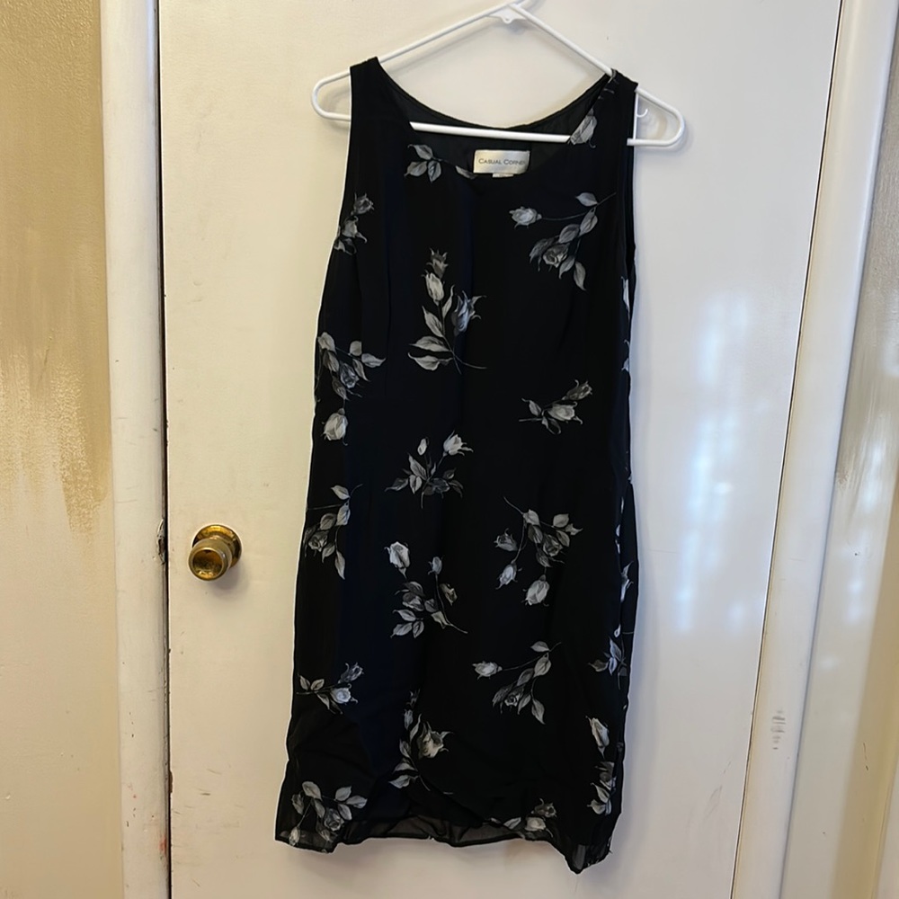Casual Corner Women’s Sleeveless Dress Black Size 14